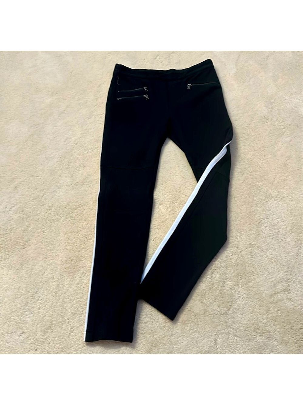 BCBG straight leg tuxedo pants
